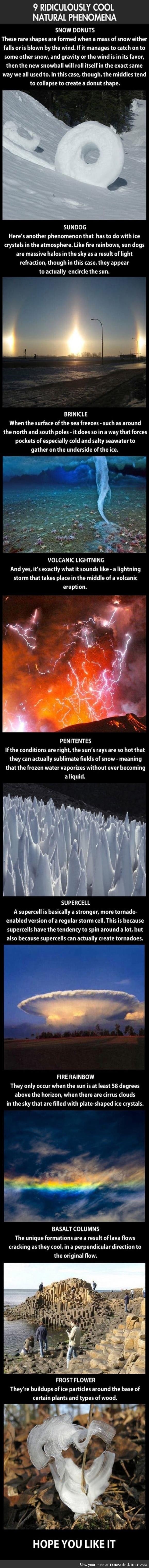 9 Amazing Natural Phenomenons