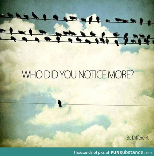 Be that one person