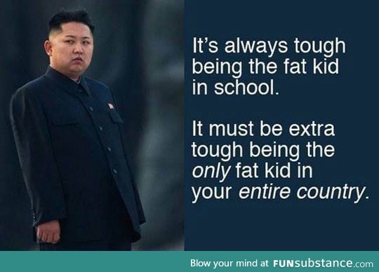 It's tough to be kim jung un