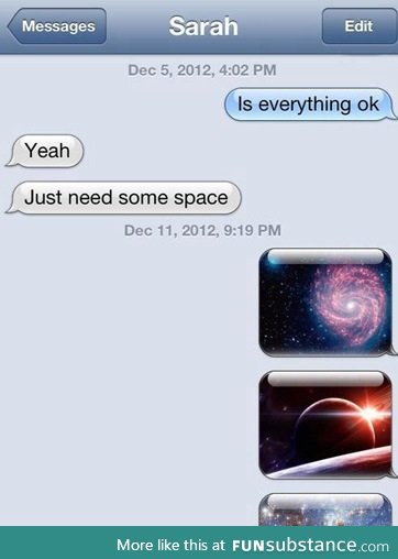 don't try to break up with me!