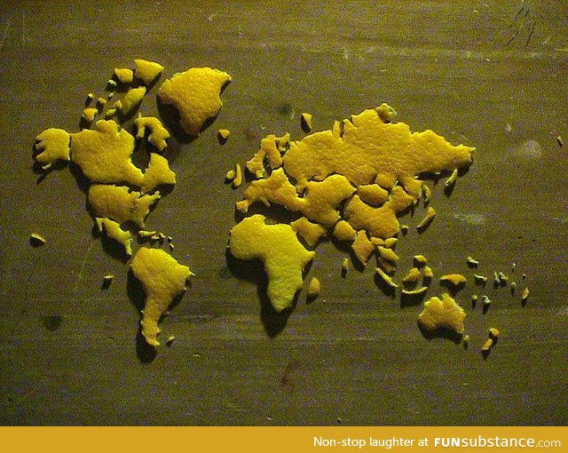 My Friend Was Peeling an Orange and Decided to Make the World