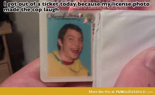 Your license photo might save you a ticket