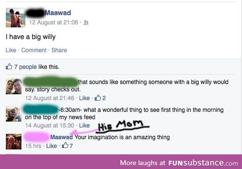 She would know