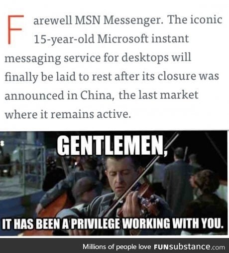 Goodbye msn