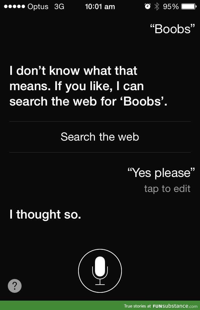 Don't give me sass Siri