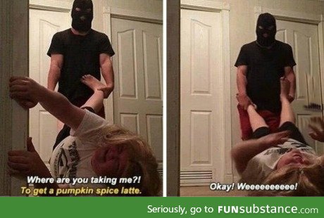 How to kidnap a white girl!
