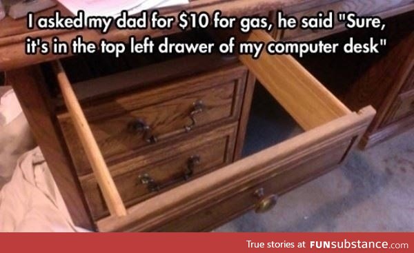 You can find money here