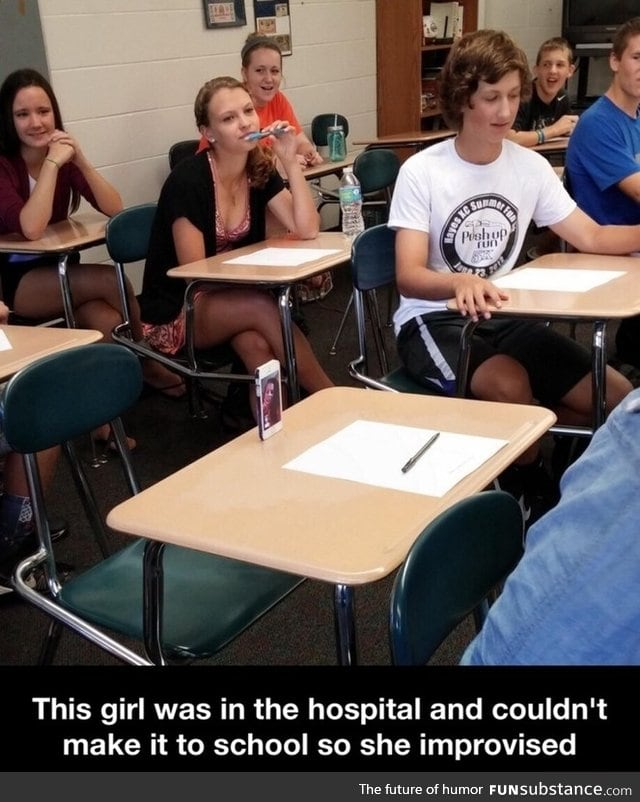 Attending school while in the hospital