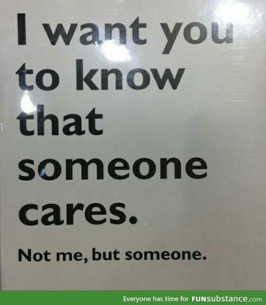 I want you to know...