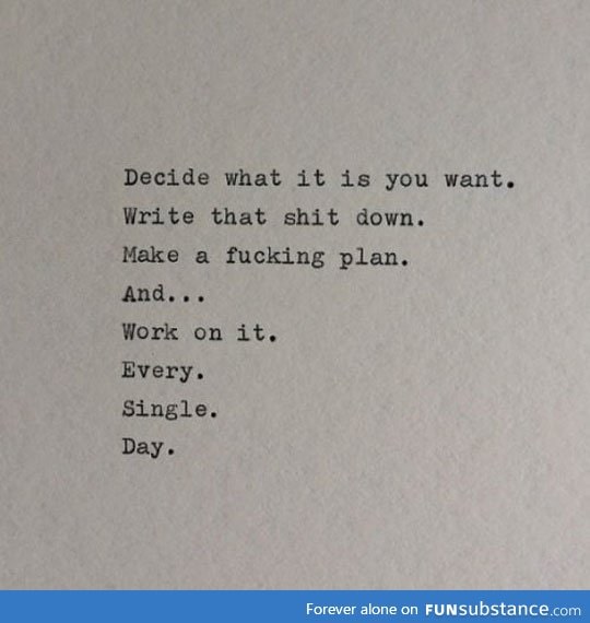 No excuses