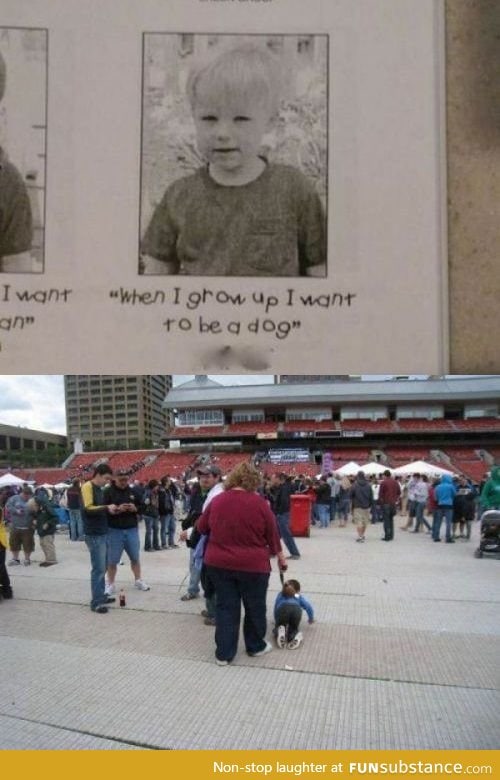 "my mother always supported my dreams"