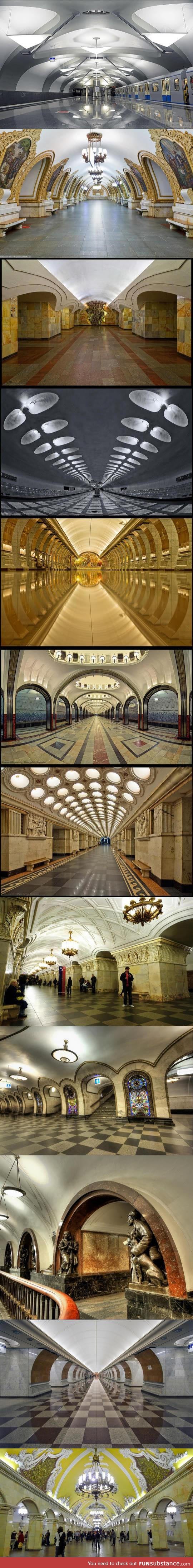 Moscow metro stations