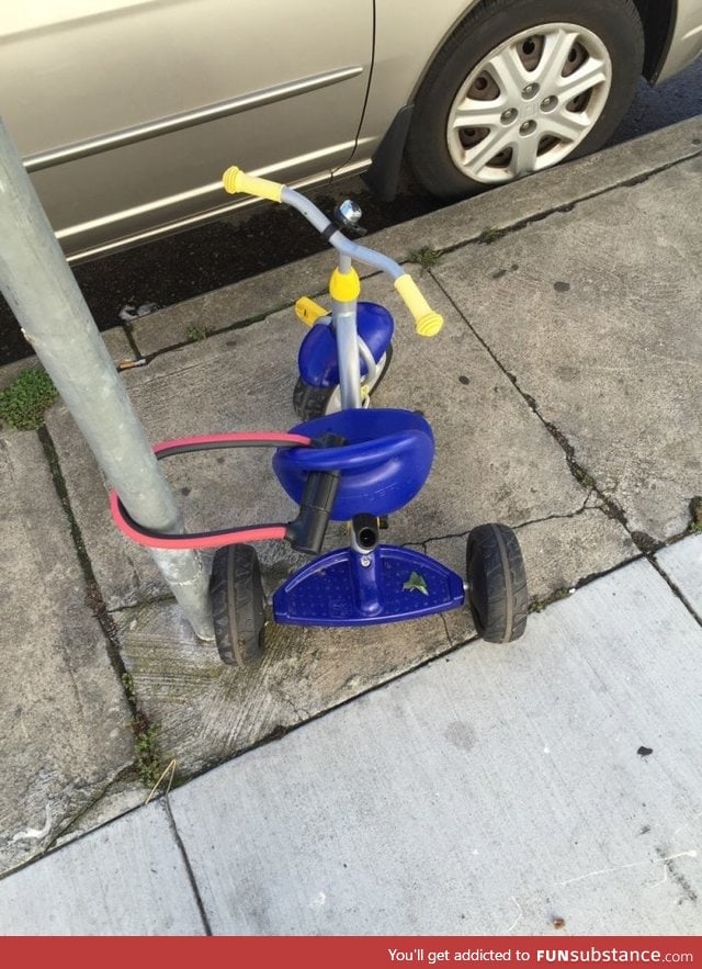 You know it's a bad neighborhood when