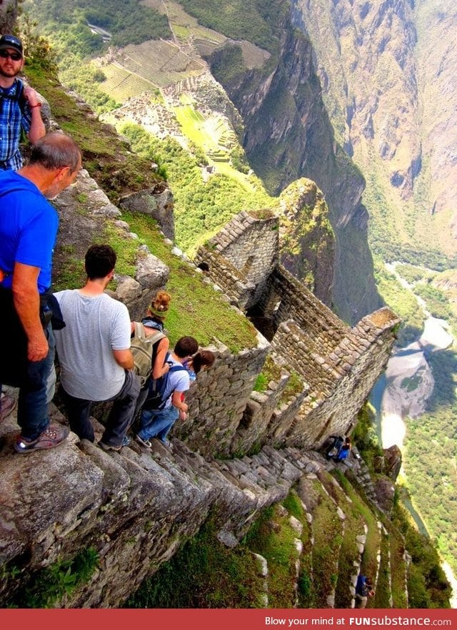 Vertigo at Machu Picchu