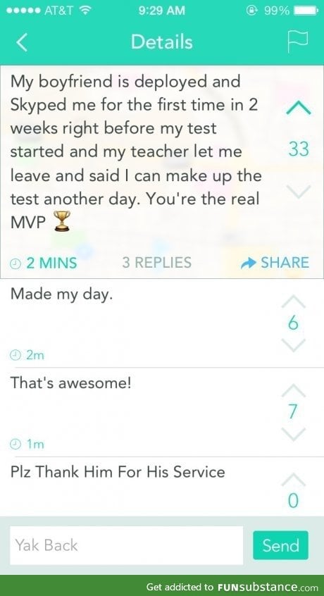 Sometimes I like professors