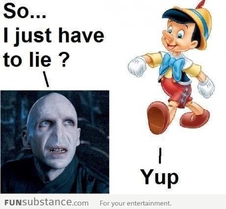 Voldemort wants a nose