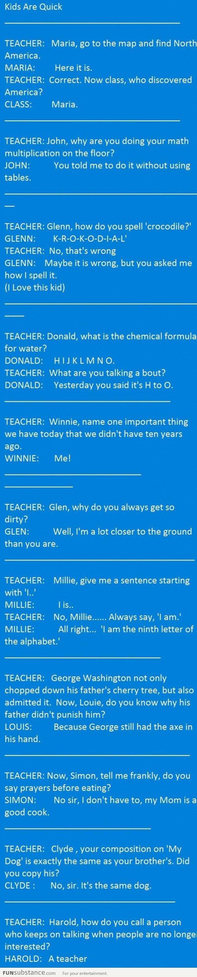 Kids vs Teacher