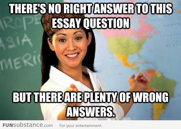 My teacher always says this