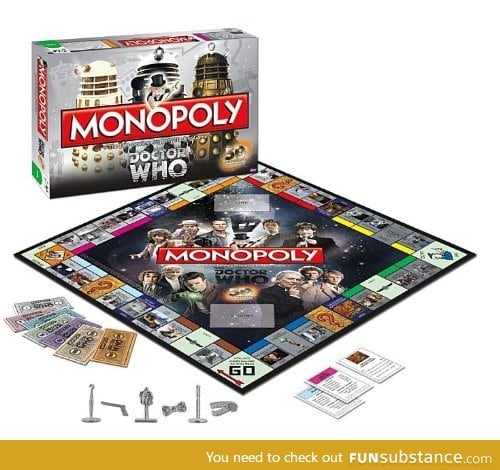 Dr. Who Monopoly set - collector's edition