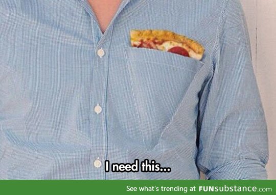 Pizza pocket shirt