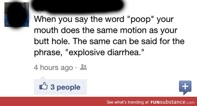 Say poop