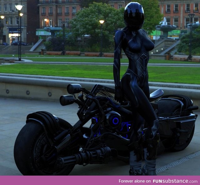 Amazing Motorcycle and riding outfit