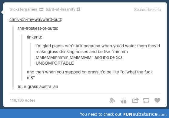 My grass is definitely Italian.