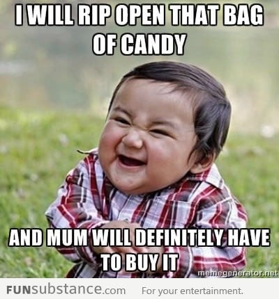 Evil baby