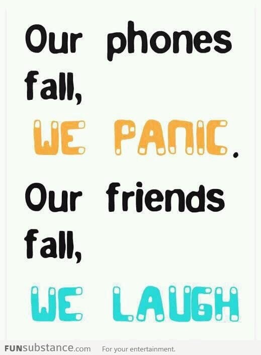 Phones vs Friends