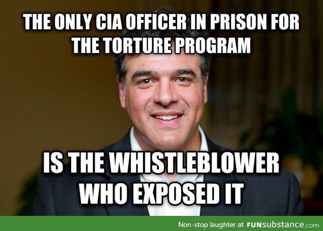 Remember, CIA officer and whistleblower, John Kiriakou
