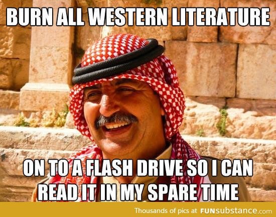 Burn all western literature