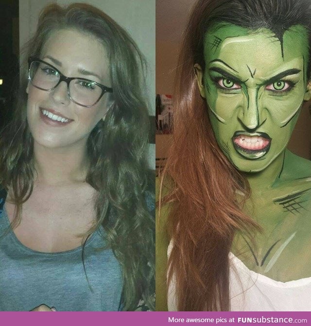 Girl turns herself into she-hulk