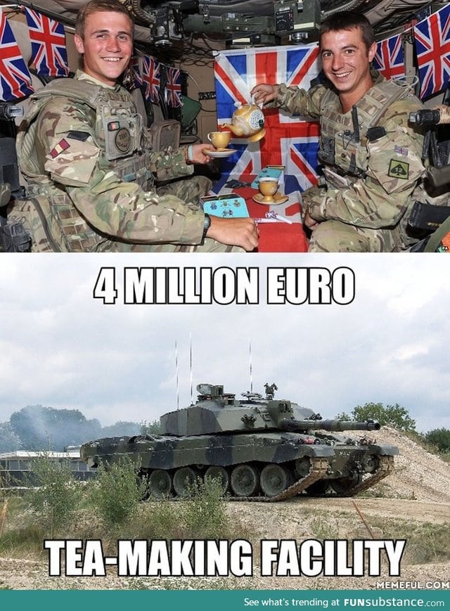 Meanwhile in the British army