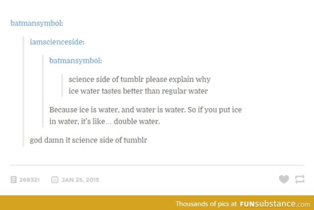 Science side of Tumblr