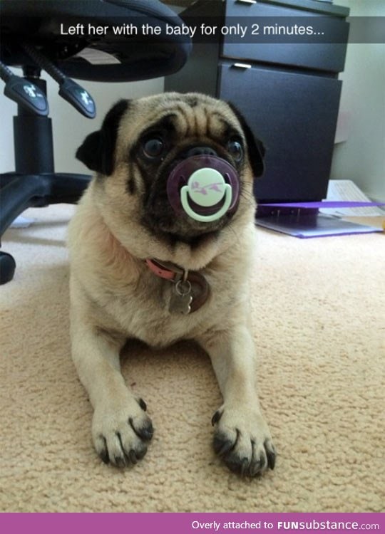 He wants to be a baby too