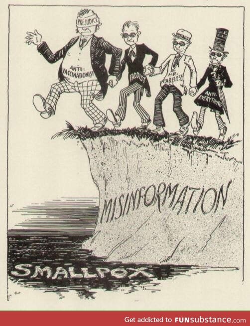 This Anti-Vac comic from the 1940's. History sure seems to repeat itself, right?