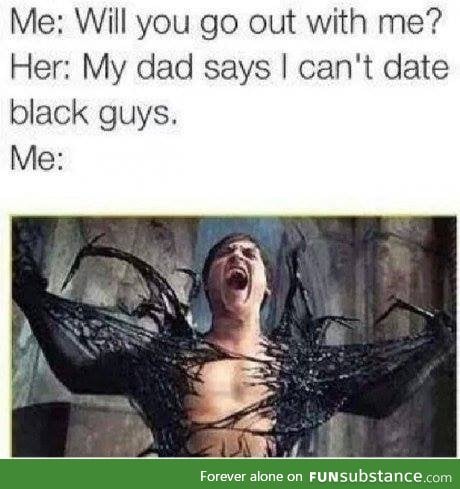 Can't date black guys