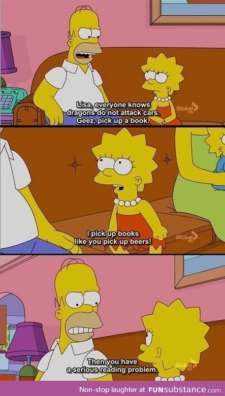 Homer knows his problems