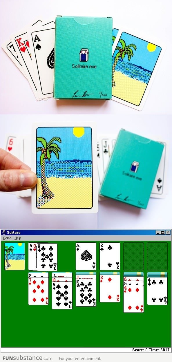 Deck inspired by the Windows 98 Solitaire