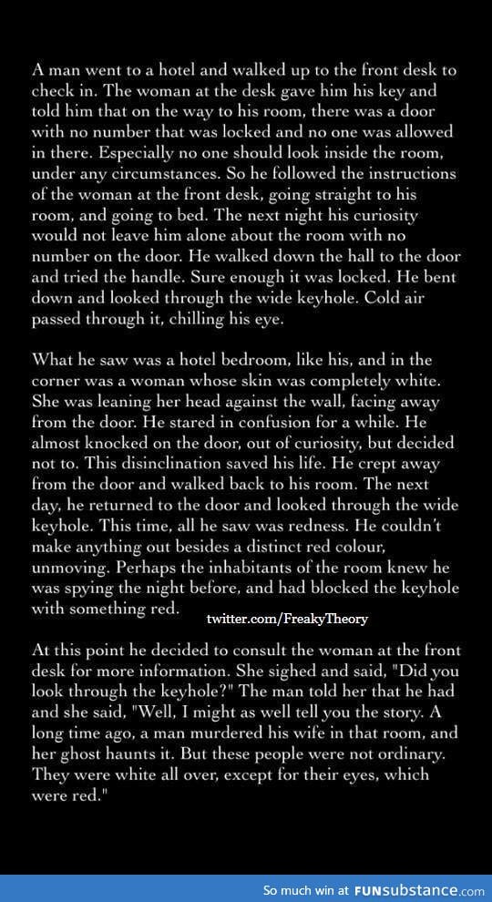 creepy story