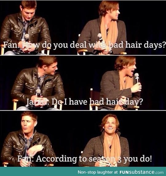 Someone give Jared some aloe for that burn