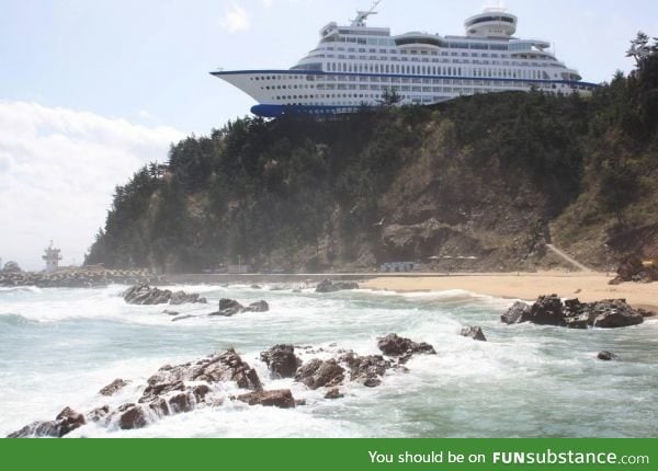 Cruise ship hotel in South Korea