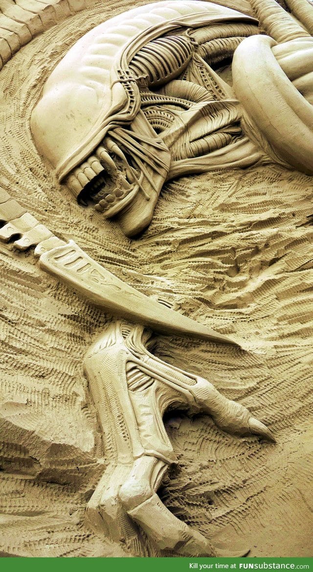 Sand sculpture