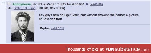 Stalin haircut