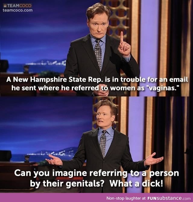 Well put conan... Well put