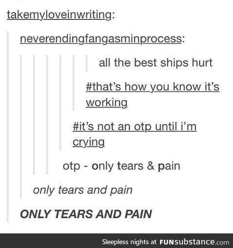 Why does it feel so good to hurt so bad?