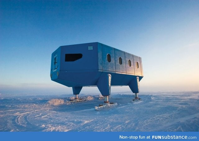 An Antarctic research base