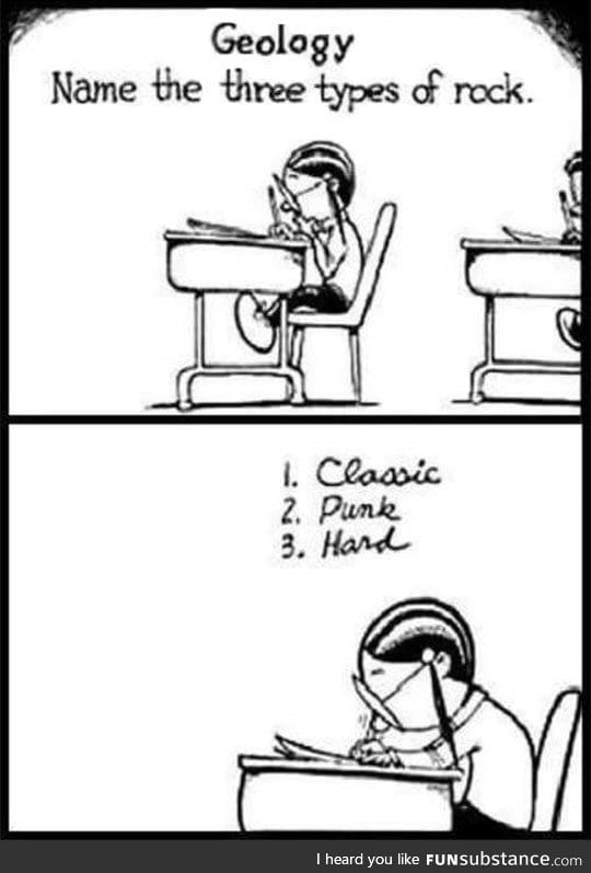 Types of rock