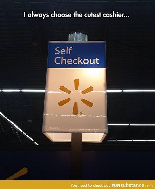 The cutest cashier