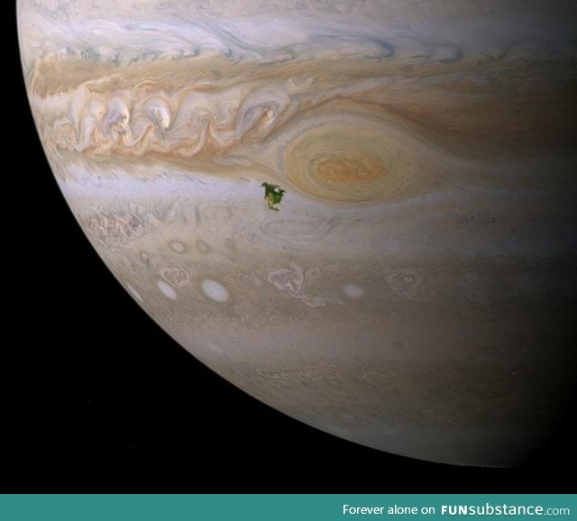 What North America would look like on Jupiter